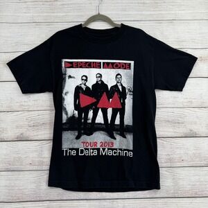 Depeche Mode T-Shirt Men Medium Black The Delta Machine Tour 2013 Band Tee